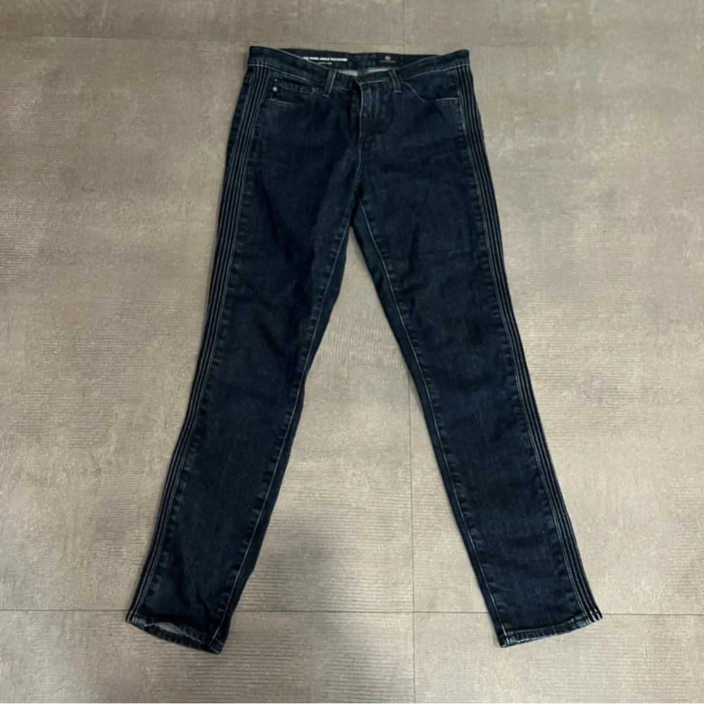 Adriano Goldschmeid Women's Dark Blue Ankle Skinny Jeans Size 6 Regular